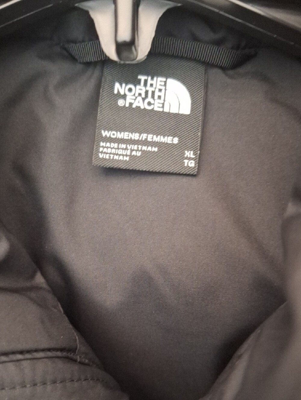 The North Face Women's Black Hooded Quilted Puffer Coat XL NWT - Picture 8 of 10